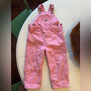 Carhartt overalls size 3T
Pink